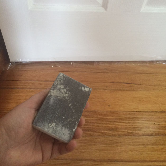 how to repair rubbing  door